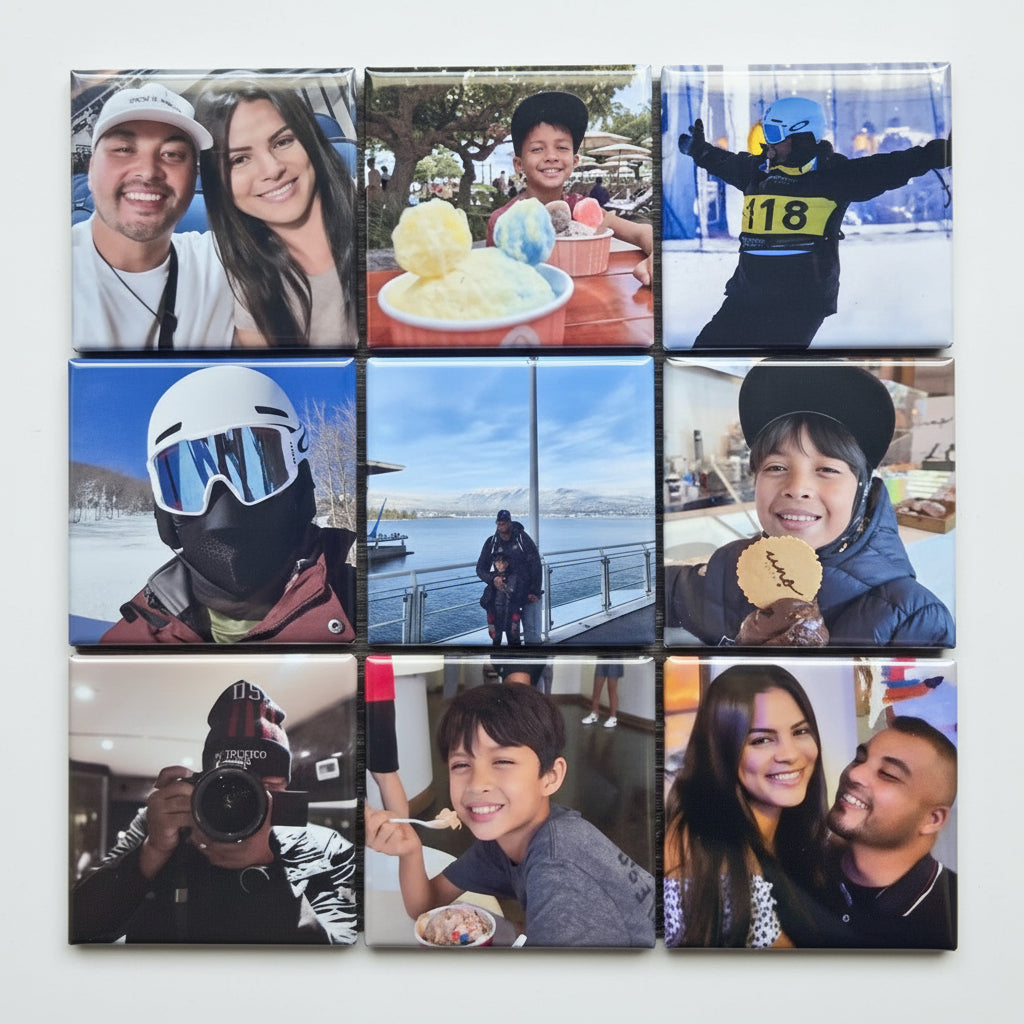 9 Custom Photo Magnets